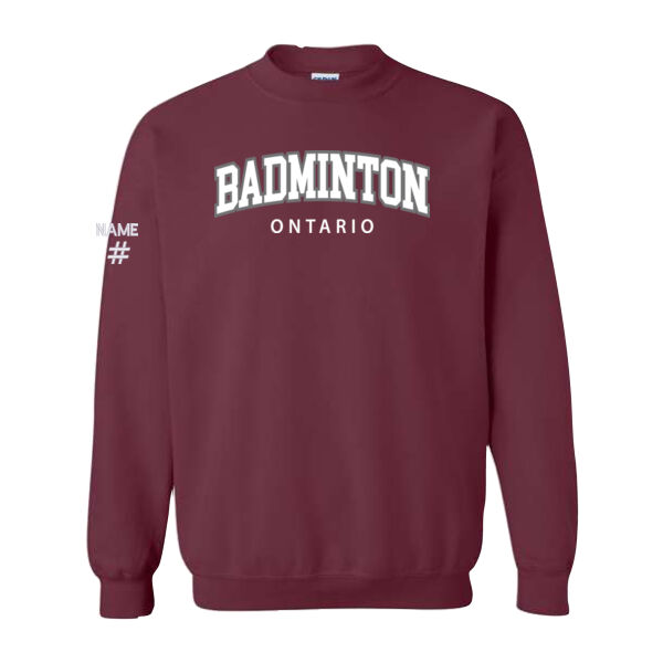 Gildan Unisex Badminton Twill Crewneck Thumbnail