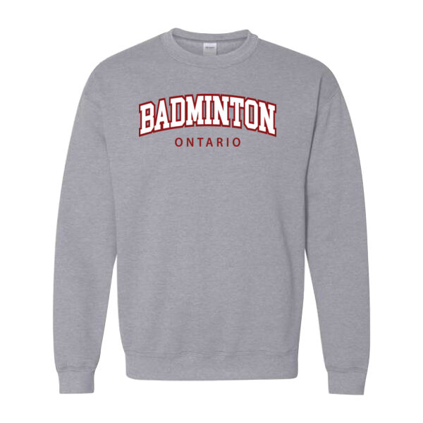 Gildan Unisex Badminton Twill Crewneck Thumbnail